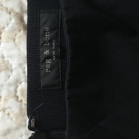 RAG AND BONE BLACK SKINNY PANTS - Picture 3 of 5